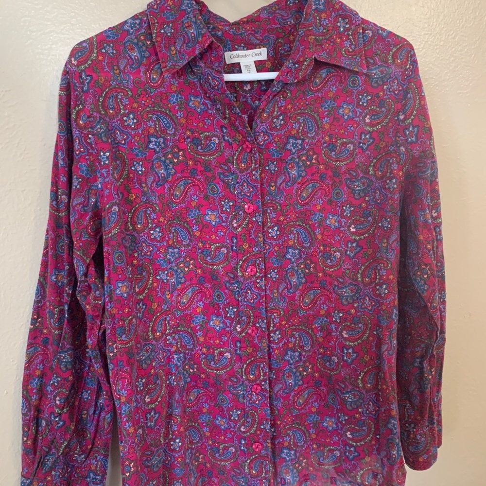 Paisley Button Down Shirt